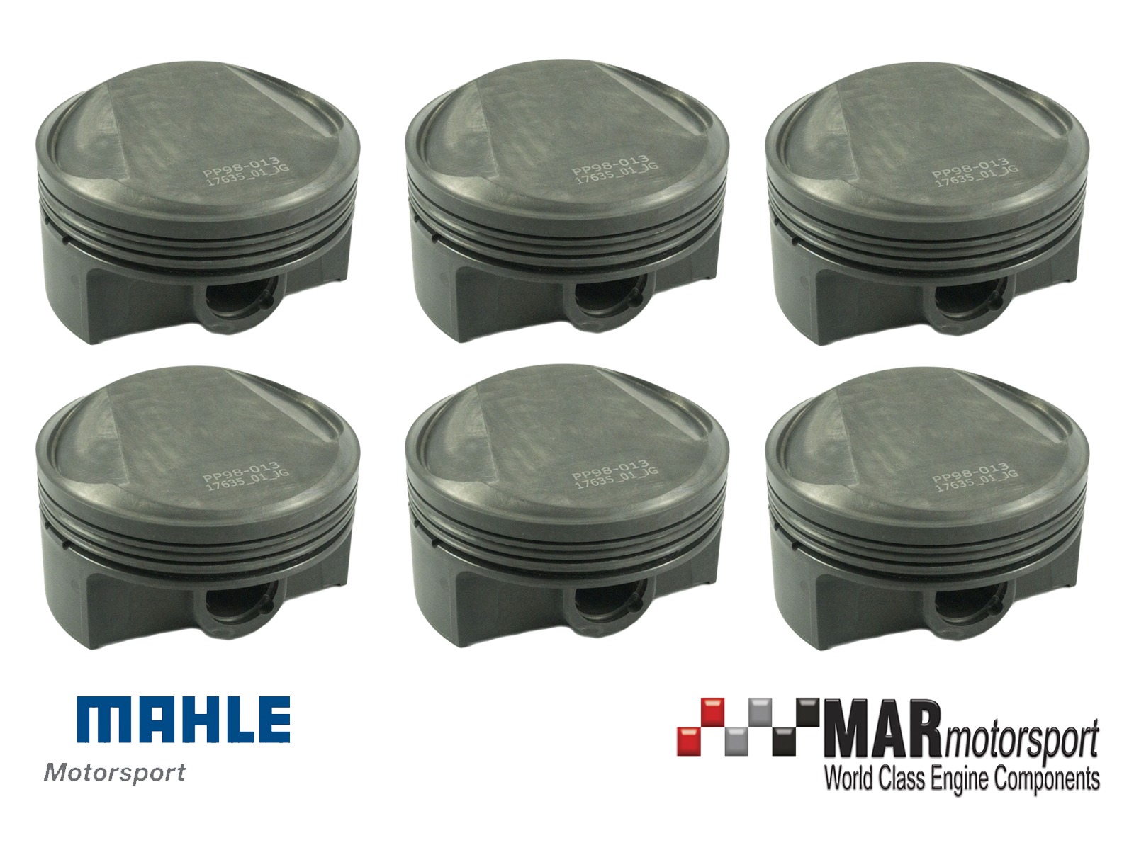 98mm Forged mahle porsche pistons